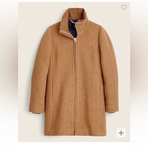J.Crew Lodge Coat Size 2 Camel Brown